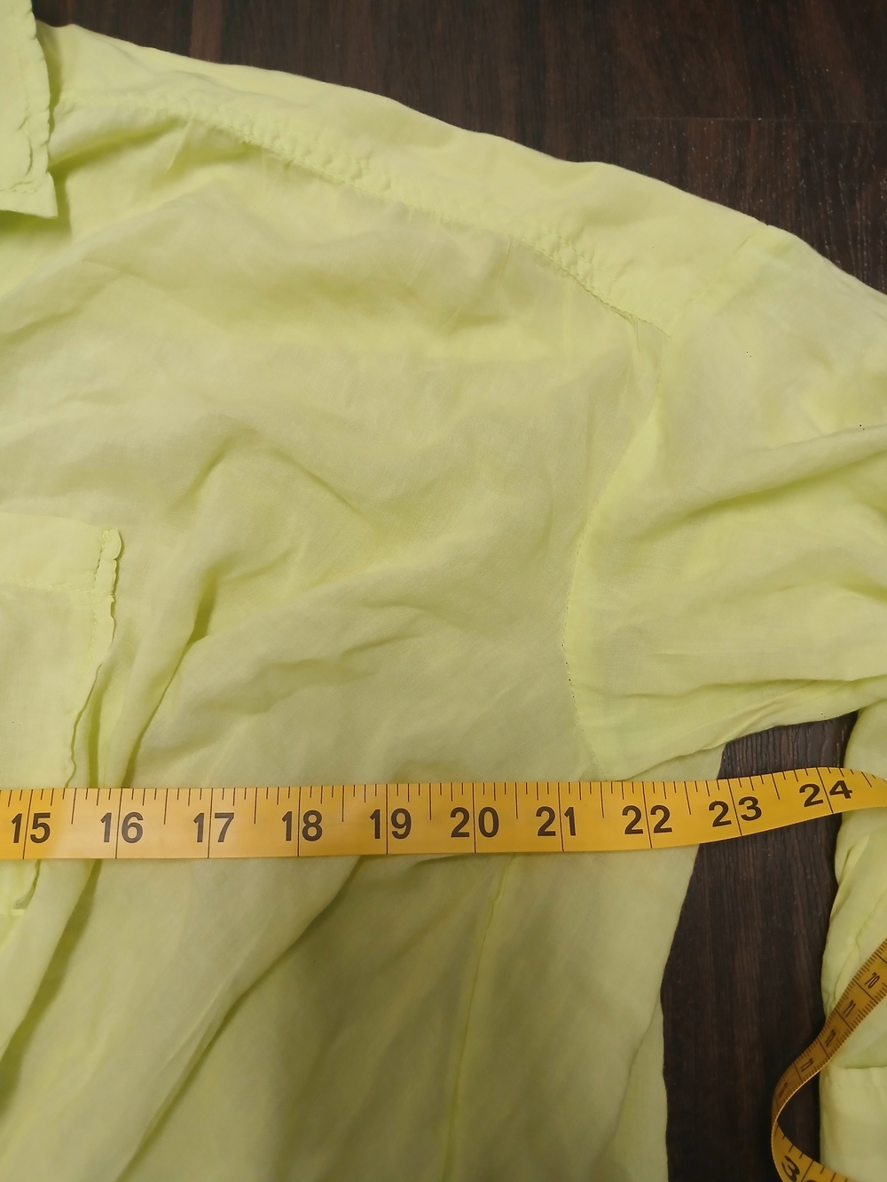 Pilcro Pale Yellow Button-Down Shirt - Picture 6 of 8